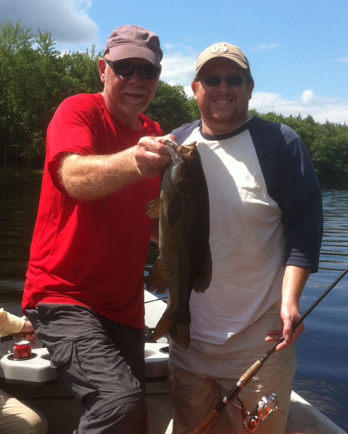 Maine Small Mouth Bass Fishing with Registered Maine Guides